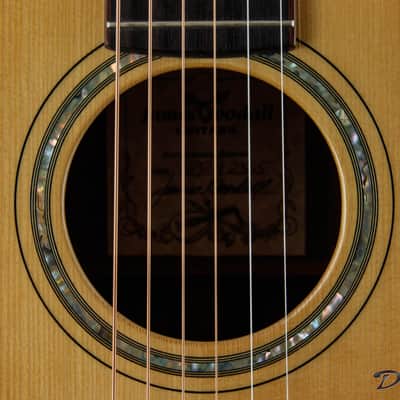 2001 Goodall Parlor, Brazilian Rosewood/Adirondack Spruce image 5