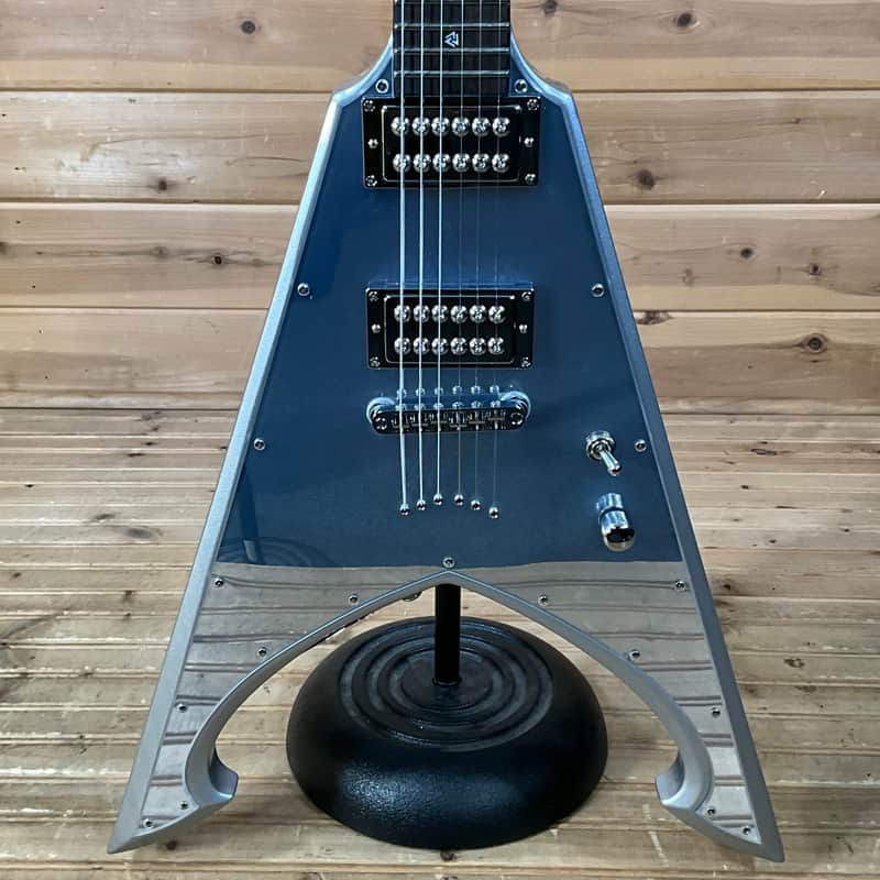 Dean Michael Amott Tyrant Tin Man Electric Guitar - Metallic Silver image 1