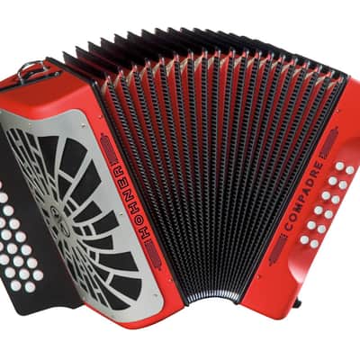 Hohner Compadre FBbEb Accordion - Red w/ Gig Bag (COFR-N) image 2