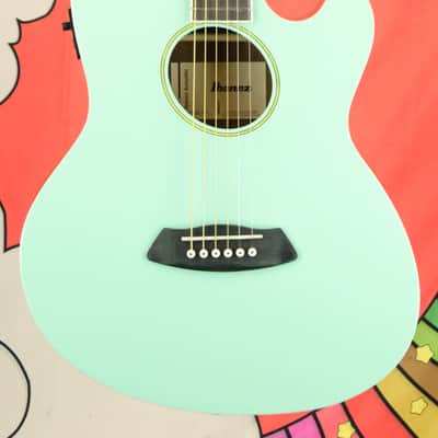 Ibanez Talman TCY10E Acoustic-Electric Guitar, Sea Foam Green (Factory 2nd) image 1