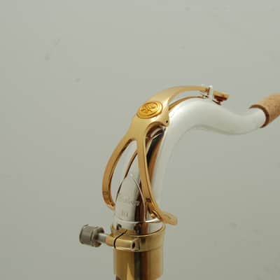 Yamaha TE1 Silver Plated Custom E1 Tenor Saxophone Neck W/GoldLacquer Option image 8
