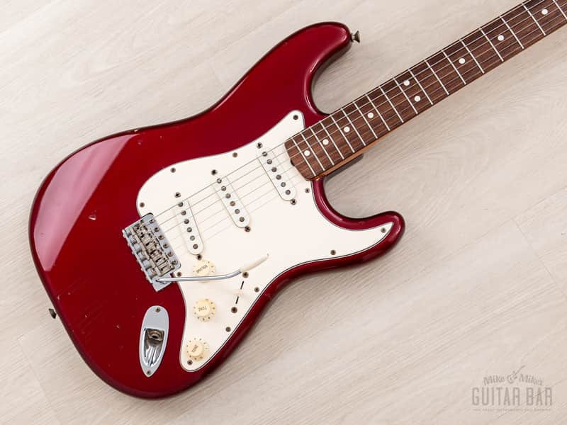 1987 Fender American Vintage '62 Stratocaster Candy Apple Red, 100% Original w/ Case, Corona image 1