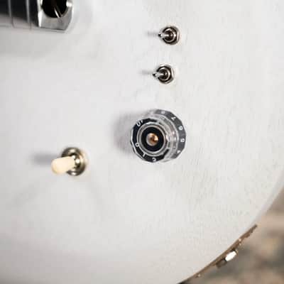 PRS S2 Mira 594 Satin Electric Guitar - Pearl White with Gig Bag image 10