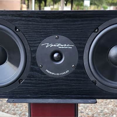 Bic Ventura BIC Ventura DU62-CLR-S Center Channel Speaker 90s - Black image 2