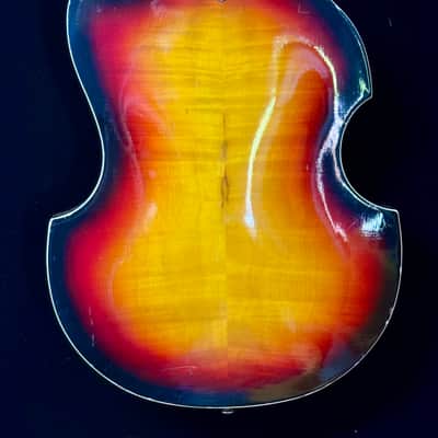 Original Kent 833 Violin style 1966 bass burst image 4