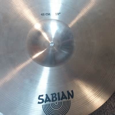VINTAGE SABIAN 18" THIN CRASH EARLY 80S BEAUTIFUL ORIGINAL INK STAMPS Sounds Great ! 1325 G image 19