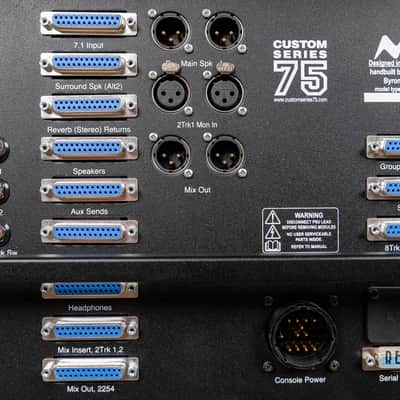 Neve Custom Series 75 24-Channel Analog Mixing Console image 22