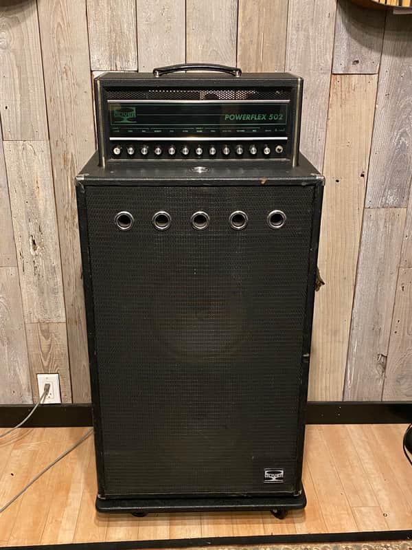 Rare Oliver Powerflex 502 1968 Black Tolex , 2 X 12" Completely Serviced, Plays Excellent ! **256 image 1