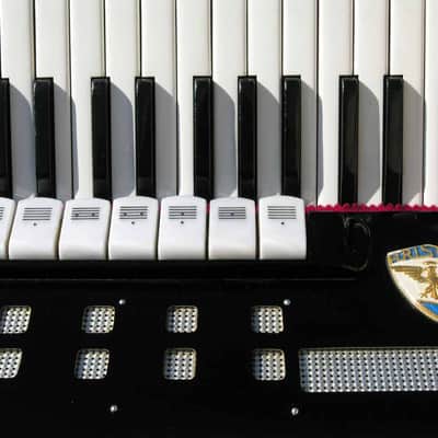 Ariston Castelfidardo Fisarmonica 80 bassi, Anni 60 Nero lucido image 3
