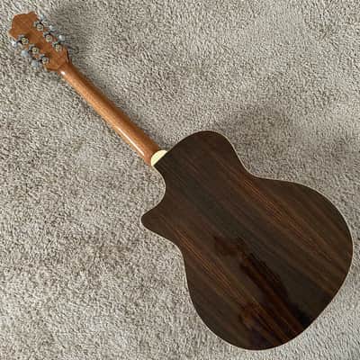 Imma 40 Inch Folk Acoustic Guitar, Dragonfly Soundhole image 6