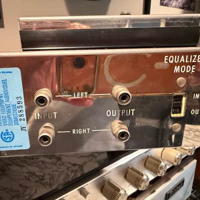 McIntosh MQ107 Environmental Equalizer with capacitor kit- chrome image 3