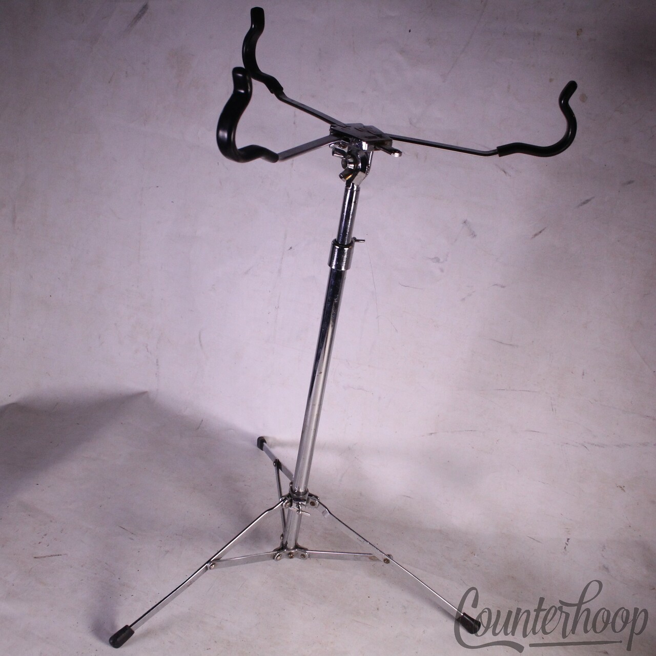 Ludwig WFL Atlas Snare Drum Stand Chrome Vintage 50s +Pearl 60s Tripod* — main photograph