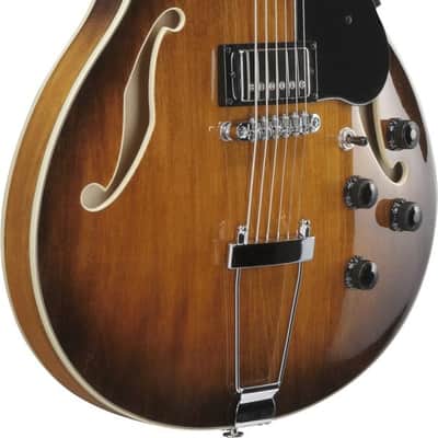 Ibanez AS7328-TBC Artcore AS Hollow Body Guitar 6-String Baritone - Tobacco Brown image 5