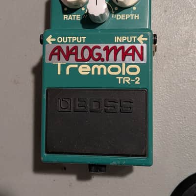 Analogman Boss TR-2 Tremolo with Mod 2010s - Green