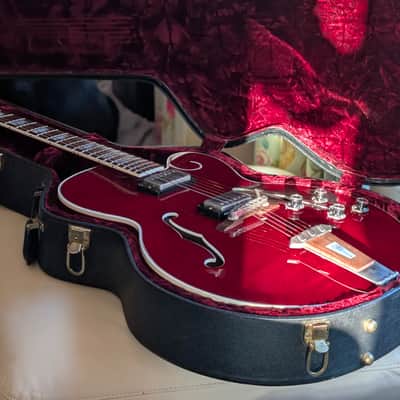 2003 Gibson Custom Historic Art - Tal Farlow, Wine Red - Master Model Label luthier James W Hutchins "HUTCH" image 3