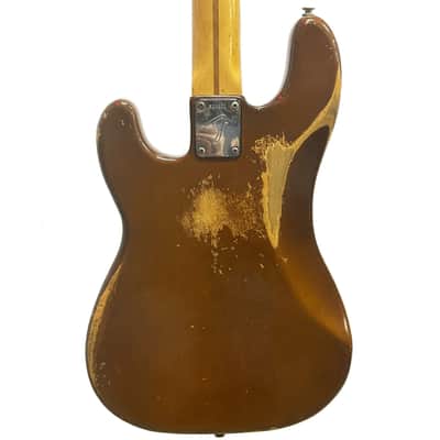Fender Precision Bass Guitar in Mocha Brown w/ Case 1974 image 8