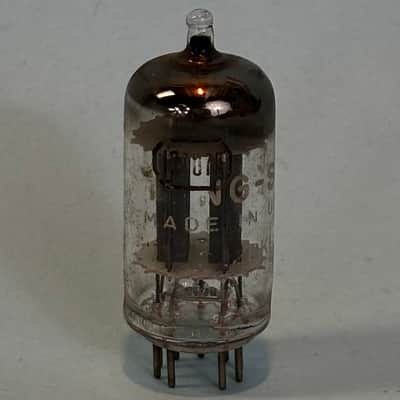 1950s Tung Sol 12AU7 ECC82 Vintage Gray Plate D Getter Preamp Tube! T483 image 1
