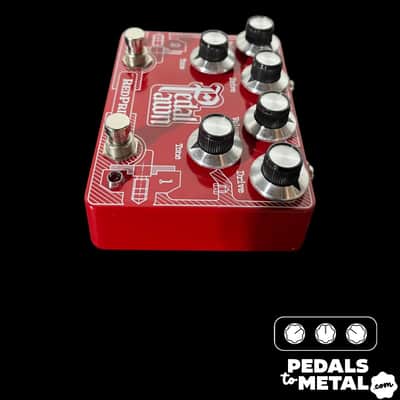 Pedal Pawn - Red Print Dual Overdrive Pedal - Red X14944 image 8