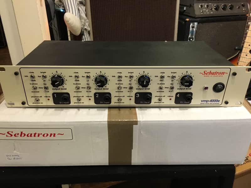 Sebatron VMP-4000e 4-Channel Tube Mic Preamp image 1