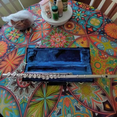Gemeinhardt 2SP Straght-Headjoint Flute with Offset G 2010s - Silver-Plated image 7