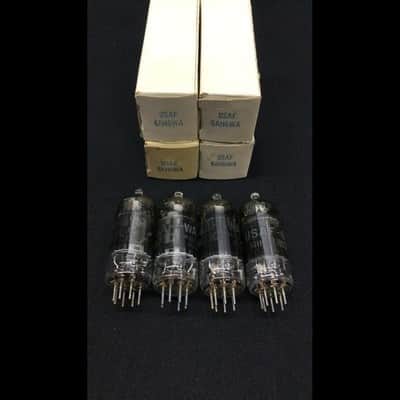 LOT of (4) NOS NIB TUNG SOL USAF 6AH6 WA [] Getter VINTAGE Vacuum Tubes K.9716 image 1