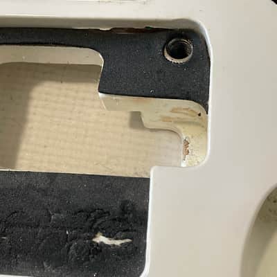 2000's Indonesia Ibanez S7320 7 String White Guitar Body ZR Tremolo Ready image 10