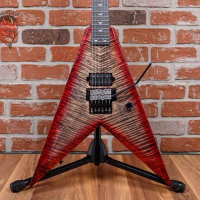 Dean USA Custom Vengeance Flame Maple Top Transparent Red Burst 2021 w/OHSC image 1
