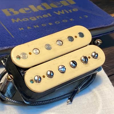General Vintage Tone  1958 - 1959 PAF humbucker set for Les Paul Holy grail Belden & Corona wire US image 3
