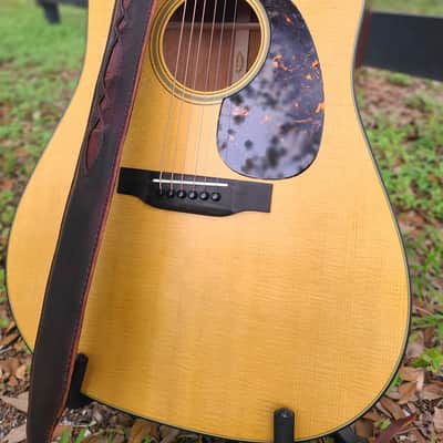 The Swamp Shadow™ Handcrafted Full-Grain Leather Guitar Strap with Genuine Louisiana Alligator image 7