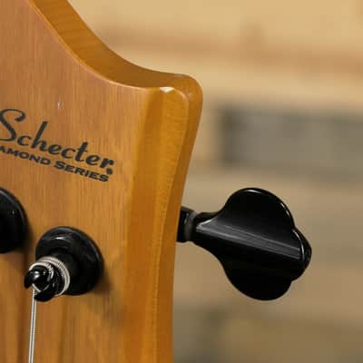 Schecter Stiletto-4 Session 4-String Bass Guitar Aged Natural Satin "Excellent Condition" image 8