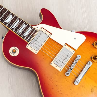 1982 Burny Super Grade RLG-50 '59 Model Burst Standard Birdseye Maple Top w/ Case image 7