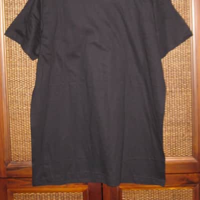 new (NO packaging / NO hang tag) A+ genuine Dunlop TORTEX MEN'S "VINTAGE" T-SHIRT, DSD31MTSL, Size Large - Black, 100% Cotton, Short Sleeve - Graphic is yellowish-gold (this is NOT a vintage shirt) the graphic / logo is vintage style image 4
