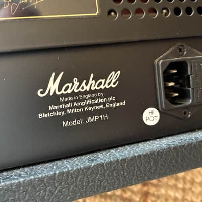 Marshall JMP1H 50th Anniversary -  1-Watt Guitar Amp Head 2012 - 2013 - Black image 7
