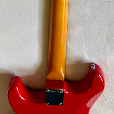 Fender Stratocaster Mark Knopfler Signature 2003 - Hot Rot Red image 6