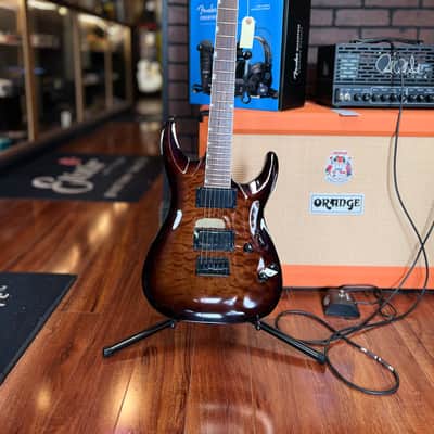 ESP LTD MH-200 QM 2026 - Dark Brown Sunburst image 2