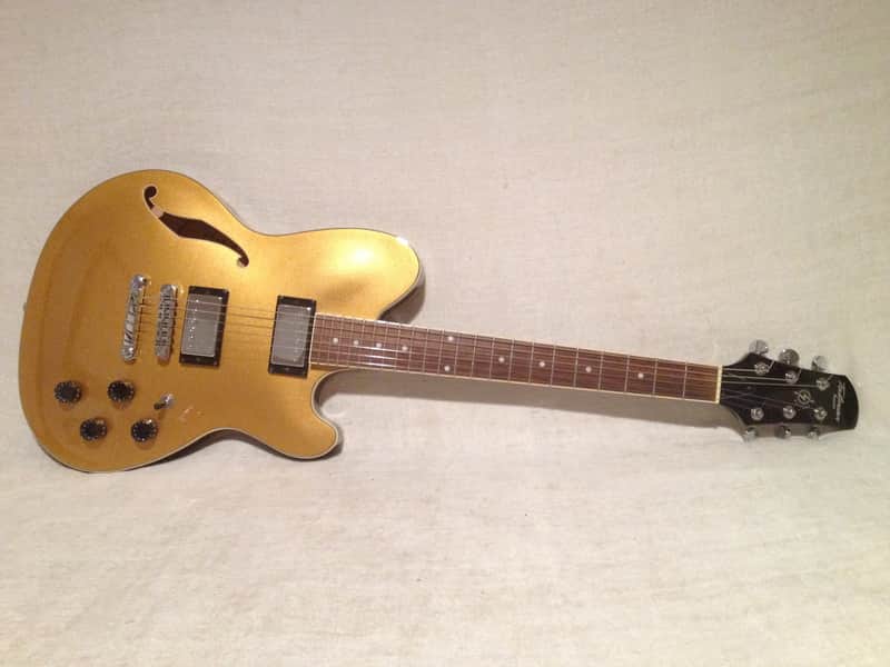 Ibanez Talman TM71 Gold / Black | Reverb