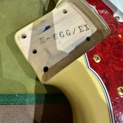 Fender Japan JM-66G/EX Jazzmaster Reissue MIJ Limited Edition – Blonde w/ Gold Hardware 1994 - Blonde image 15