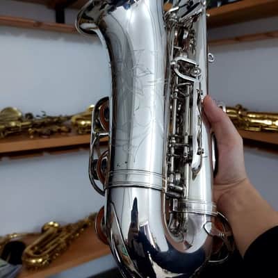 Yamaha YAS-62s Silver Alto Saxophone image 3