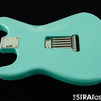 LOADED USA Fender ERIC JOHNSON Strat BODY Nitro Finish Tropical Turquoise image 2