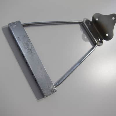 Gibson Acoustic 12 String Guitar Tailpiece Authentic Vintage Part Circa-1960s-Chrome image 3