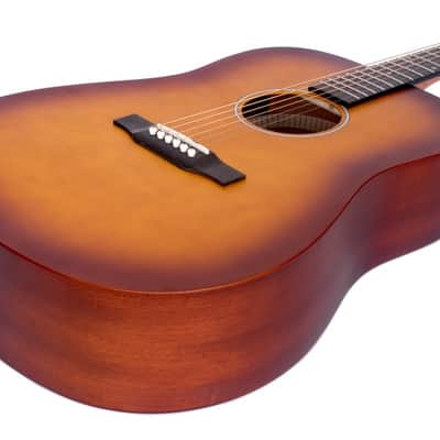 Larrivée Simple 6 Dreadnought Burst Acoustic Guitar image 4