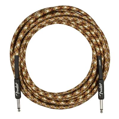 Fender Professional Series Instrument Cable 18.6 ft - Desert Camo image 2