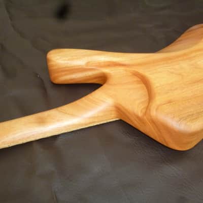 handmade mahogany slab "Firebird R" fat style guitar,oil finish,ships fast image 18