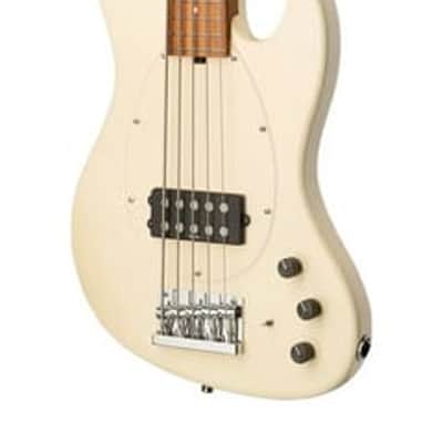 Sadowsky MetroExpress 21-Fret Vintage M Bass Morado Fingerboard 5-String - Solid Olympic White High Polish image 8