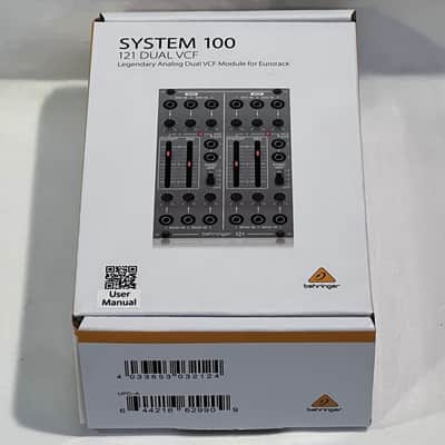 Behringer 121 Dual VCF Eurorack Synthesizer Module 2020 - Present - Black image 5