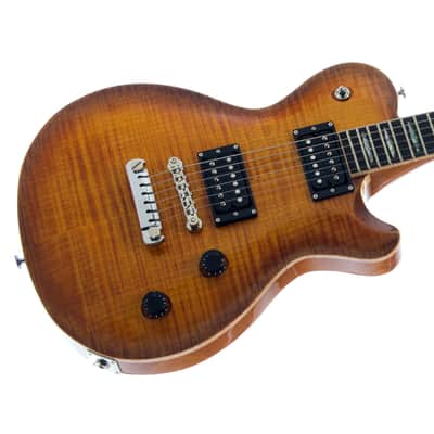 Fujigen FGN Guitars Expert Flame EFL-FM - Singlecut electric guitar - Sunburst image 3