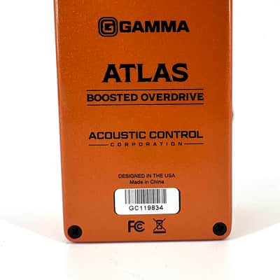 GAMMA GAMMA Series ATLAS Boosted Overdrive Pedal image 4
