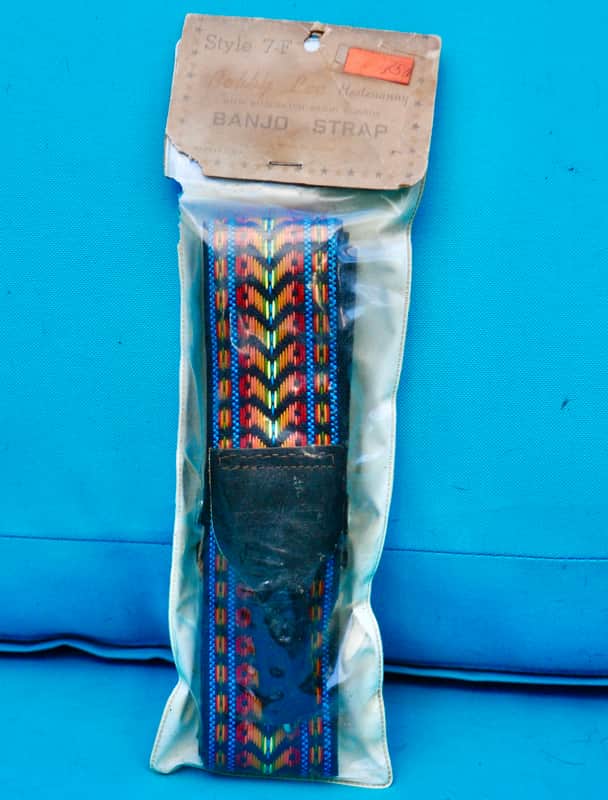 1960s NOS Bobby Lee 7-F Hootenanny Banjo or Guitar Strap image 1