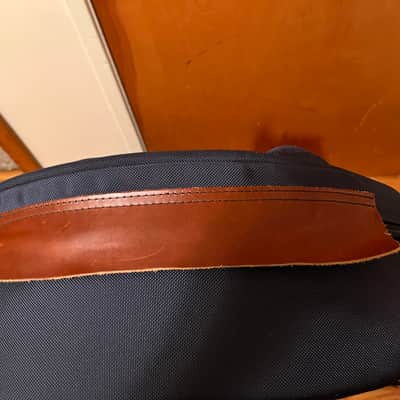 Glenn Cronkhite Dark Blue Ballistic Nylon Acoustic Baritone Guitar Standard Case Gig Bag image 9