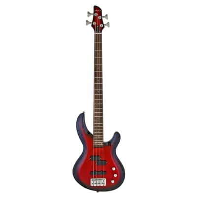 Aria Pro II IGB-STD Electric Bass Guitar-Metallic Red Shade *USA Small Business* image 1